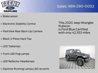 Jeep Wrangler 2020 4x4 Rubicon 2dr SUV