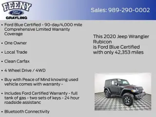 Jeep Wrangler 2020 4x4 Rubicon 2dr SUV