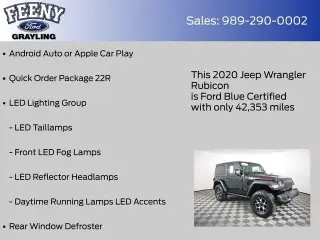 Jeep Wrangler 2020 4x4 Rubicon 2dr SUV