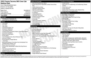 Toyota Tacoma 2023 4x2 TRD Todo Terreno 4p Doble Cabina 5.0 ft CB