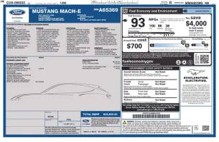 Ford Mustang Mach-E 2021 AWD Select 4p SUV