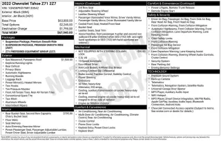 Chevrolet Tahoe 2022 4x4 Z71 SUV de 4 puertas
