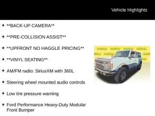Ford Bronco 2022 4x4 Base Advanced 4p SUV