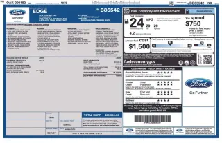 Ford Edge 2018 SEL 4p Crossover