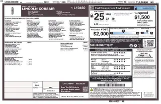 Lincoln Corsair 2026 Reserve 4p SUV