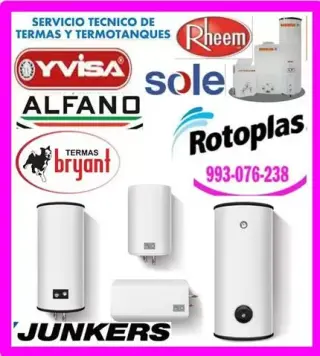 Reparación de termas a gas