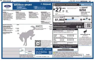 Ford Bronco Sport 2025 AWD Outer Banks 4p SUV