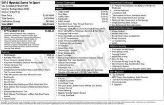 Hyundai SANTA FE Sport 2016 2.4L 4p SUV