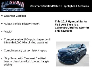 Hyundai SANTA FE Sport 2017 tracción en todas las ruedas 2.4L 4p SUV