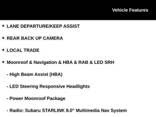 Subaru Outback 2019 AWD 2.5i Limited 4p Crossover