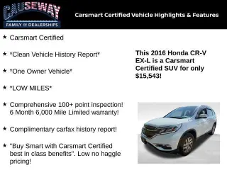 Honda CR-V 2016 AWD EX-L 4p SUV