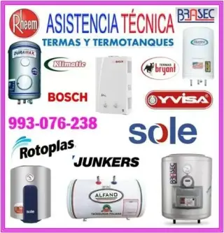 Reparación termas a gas