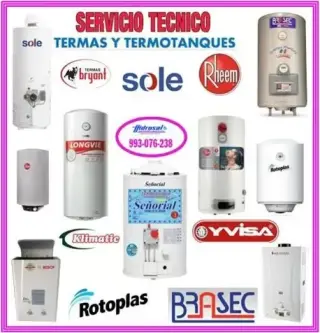 Reparación termas a gas