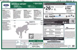 Ford Bronco Sport 2024 AWD Heritage 4p SUV