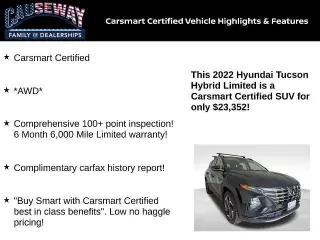 Hyundai TUCSON Hybrid 2022 AWD Limited 4p SUV