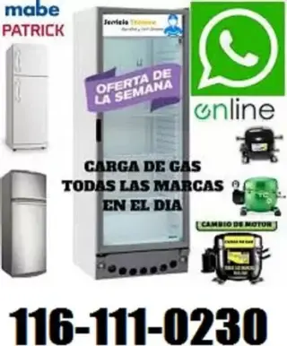 cambio motor heladera caba gba