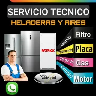 service heladeras carga gas