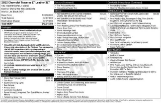 Chevrolet Traverse 2022 LT Leather 4p SUV