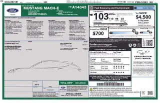 Ford Mustang Mach-E 2023 Select 4p SUV