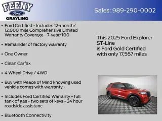 Ford Explorer 2025 AWD ST-Line 4p SUV