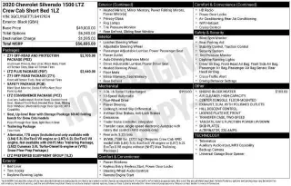 Chevrolet Silverado 1500 2020 4x4 LTZ 4dr Crew Cab 5.8 ft. SB