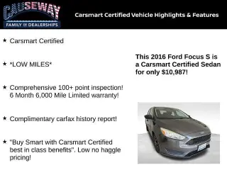 Ford Focus 2016 S 4p Sedan