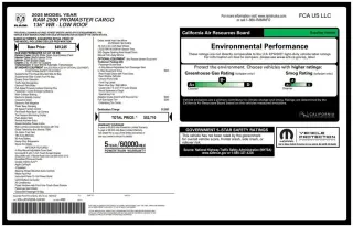 2025 Ram ProMaster 2500