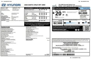 2026 Hyundai Santa Cruz