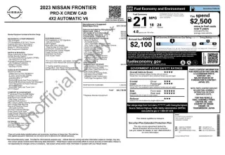 2023 Nissan Frontier
