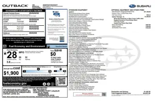 2025 Subaru Outback