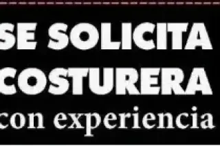 SOLICITO OPERADORES DE COSTURA