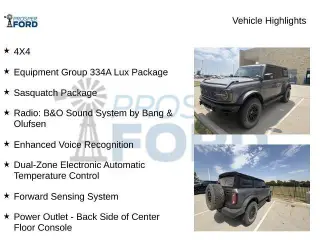 Ford Bronco 2021 4x4 Badlands Advanced 4p SUV