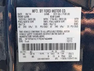 Ford F-150 2014 4x2 FX2 4p SuperCrew Styleside 5.5 ft. SB