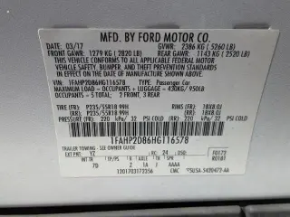 Ford Taurus 2017 SE 4p. Sedán