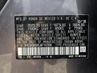 2020 Honda Fit EX-L CVT