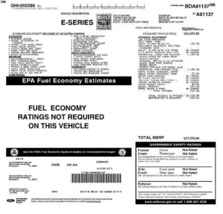 Ford E-Series 2011 E-150 3dr Van de Carga