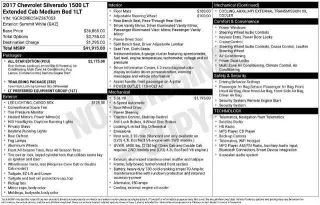 Chevrolet Silverado 1500 2017 4x2 LT 4dr Double Cab 6.5 ft. SB