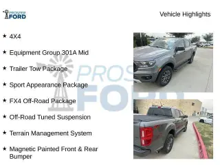 Ford Ranger 2022 4x4 XLT 4dr SuperCrew 5.1 ft. SB