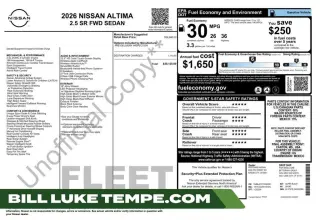 2026 Nissan Altima