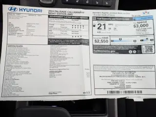 Hyundai PALISADE 2024 AWD Calligraphy Night Edition SUV de 4 puertas