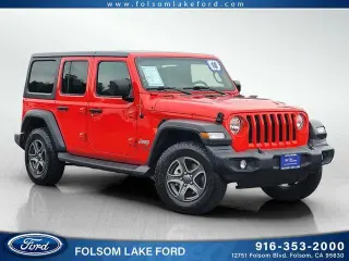 Jeep Wrangler Unlimited 2018 4x4 Sport SUV de 4 puertas (lanzamiento de mitad de año)