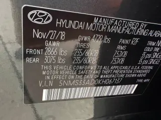 2019 Hyundai Santa Fe
