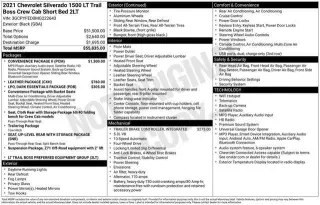 Chevrolet Silverado 1500 2021 4x4 LT Trail Boss 4dr Crew Cab 5.8 ft. SB