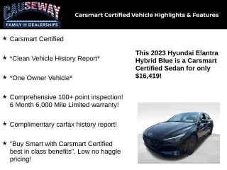 Hyundai ELANTRA Hybrid 2023 Blue 4dr Sedán