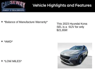 Hyundai KONA 2023 AWD SEL 4dr Crossover
