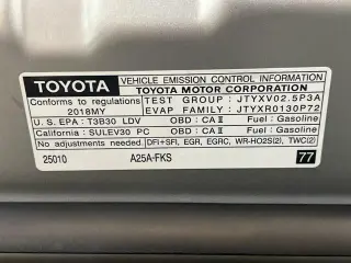 Toyota Camry 2018 LE 4dr Sedán