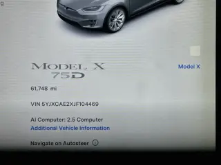 Tesla Model X 2018 AWD 75D 4dr SUV