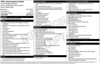 Jeep Compass 2025 4x4 Limited 4dr SUV