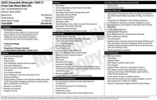 Chevrolet Silverado 1500 2023 4x4 LT 4dr Crew Cab 5.8 ft. SB con 2FL