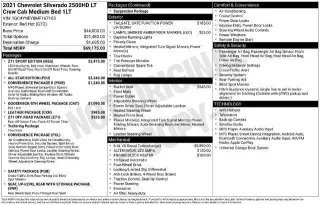 Chevrolet Silverado 2500HD 2021 4x4 LT 4dr Crew Cab SB